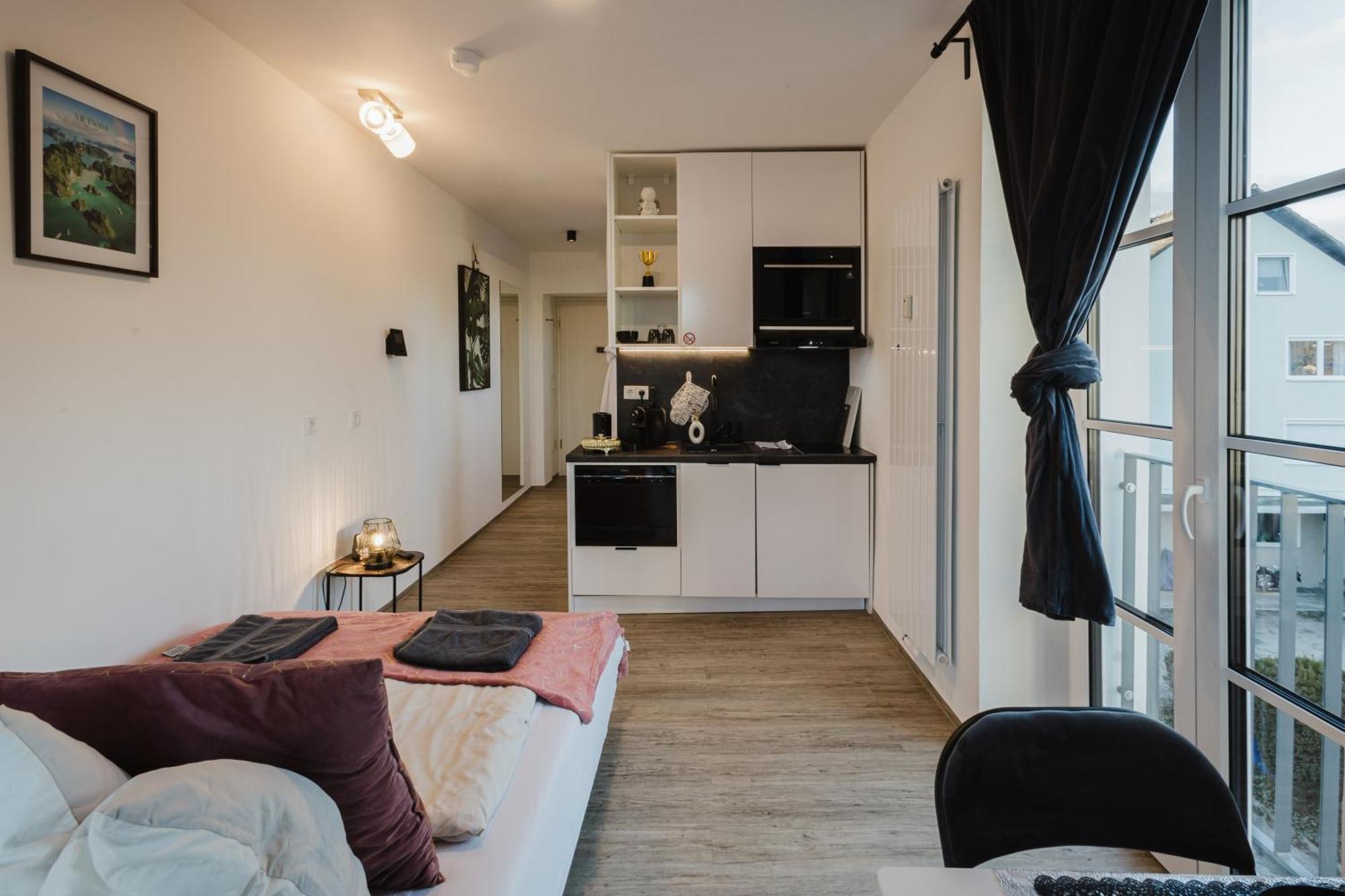 24-7 Living Room Passau - Cozy - Balcony - Kitchen Tiefenbach  Luaran gambar